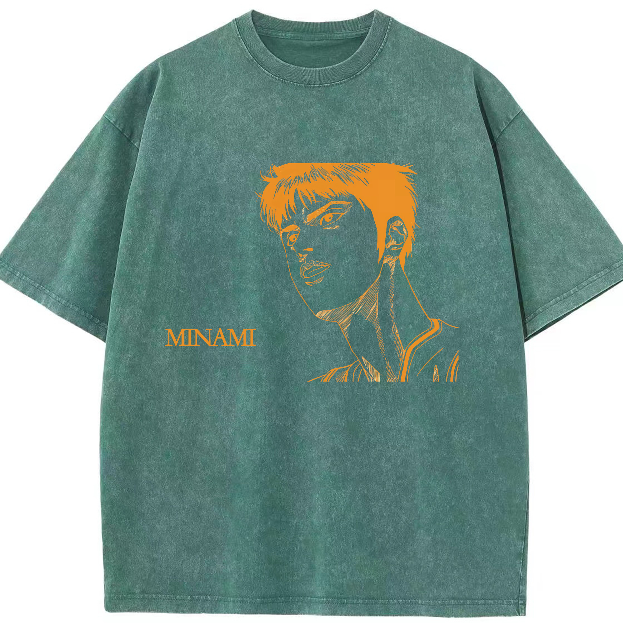 （画像用） SLAM DUNK／スラムダンク 綿100% ヴィンテージ風 半袖Tシャツ（フロントプリント）
